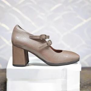 Calzaro Zapatos De Tac贸n | Confort | Zapatos de Tacón Medio Mary Jane Desiree Dami 16 Taupe.