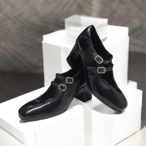Calzaro Zapatos De Tac贸n | Confort | Zapatos de Tacón Medio Mary Jane Desiree Dami 16 Negro.