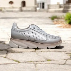 Calzaro Deportivas | Casual | Zapatos Deportivos Sneakers 184 Plata.
