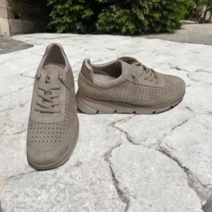 Calzaro Deportivas | Casual | Zapatos Deportivos Sneakers 184 Serraje Taupe.