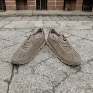 Calzaro Deportivas | Casual | Zapatos Deportivos Sneakers 184 Serraje Taupe.
