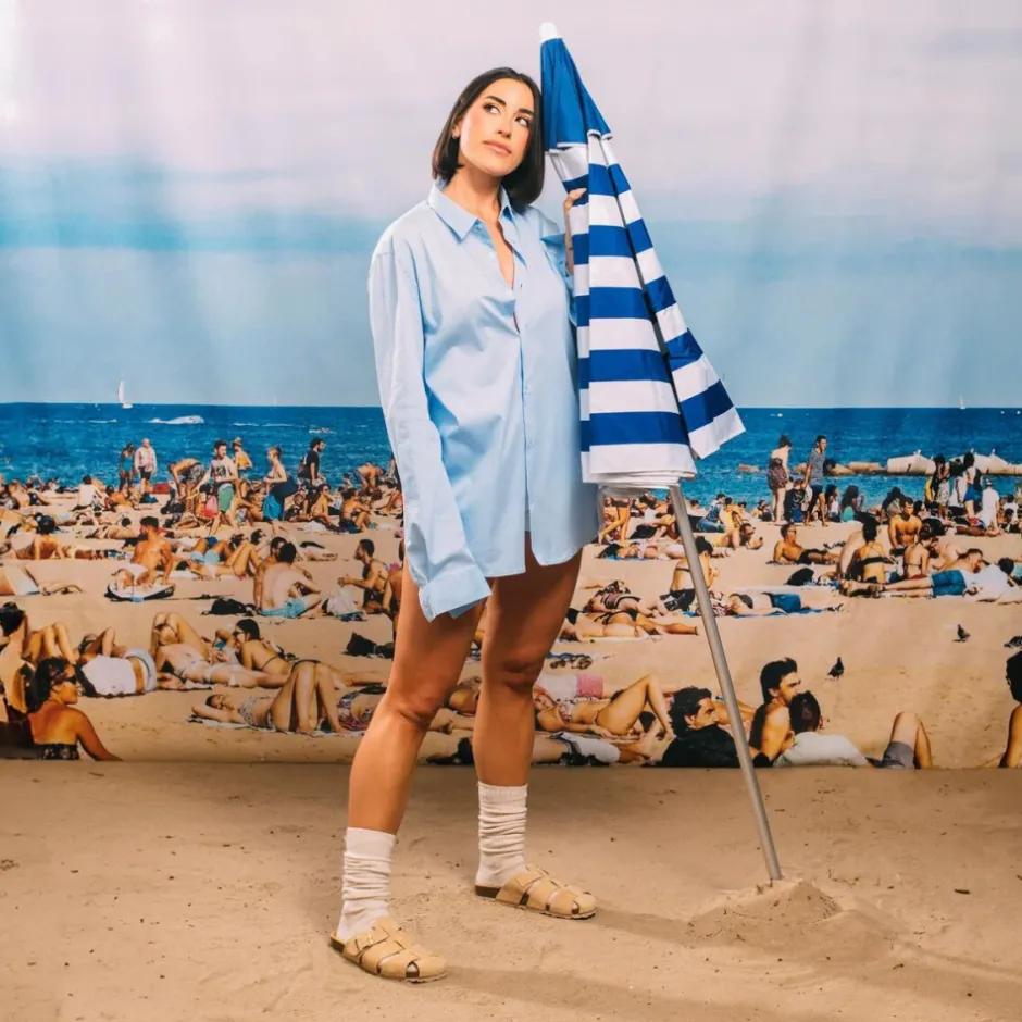 zueco__liliane_serraje_be_4.webp Calzaro Zuecos | Sandalias Bios | Zueco 59375 Liliane Serraje Beige Arena.