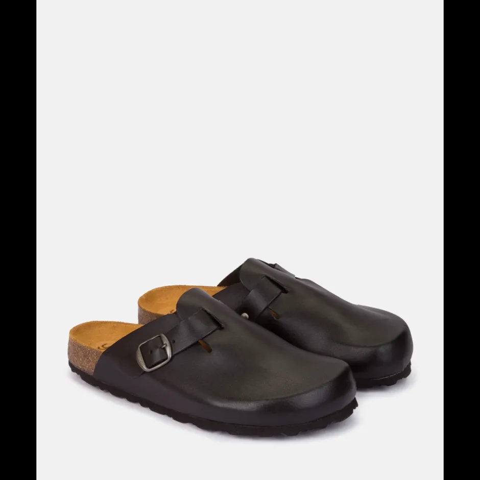 zueco__nobuk_negro_2.webp Calzaro Sandalias Bios | Zueco 599 Nobuk Negro.