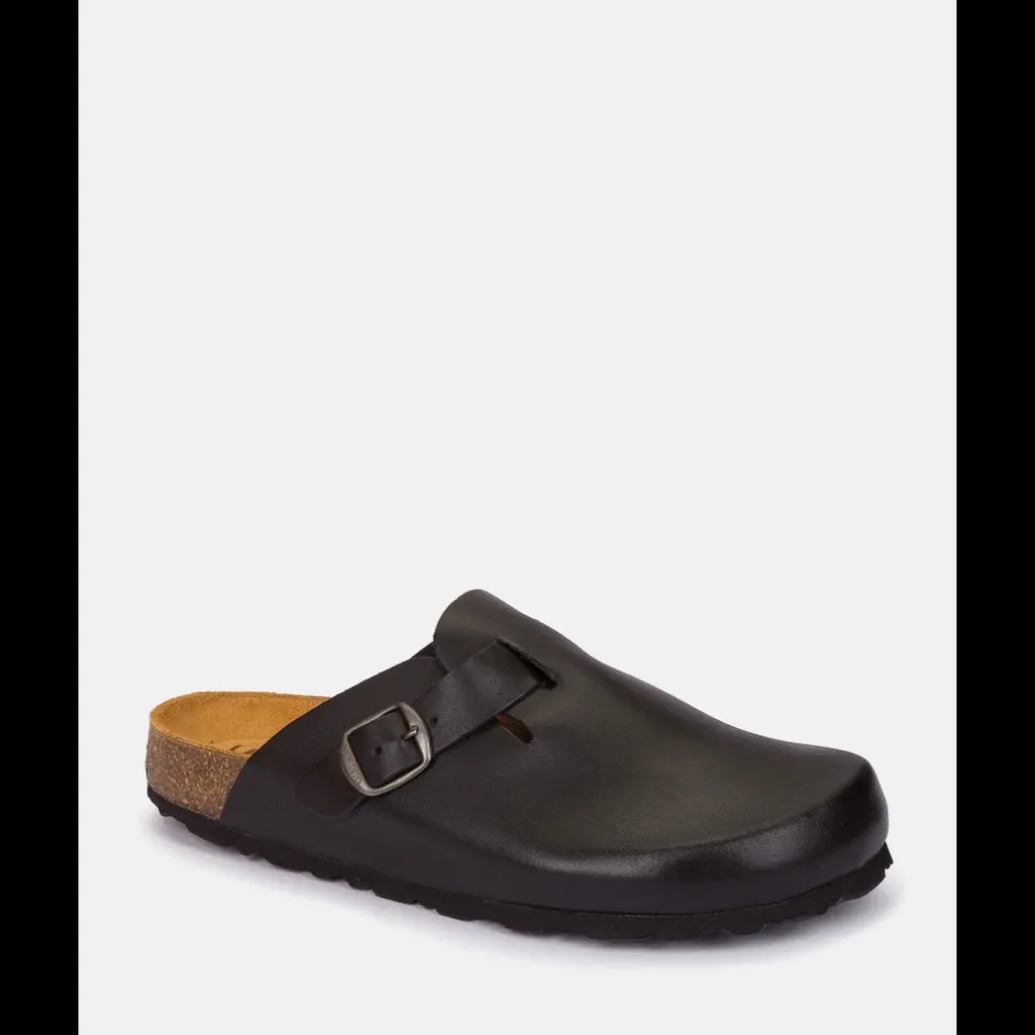 zueco__nobuk_negro_4.webp Calzaro Sandalias Bios | Zueco 599 Nobuk Negro.