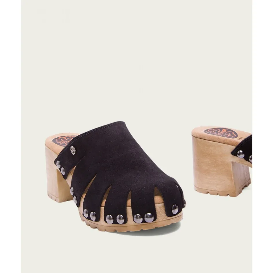 zueco_mujer_serraje_negro_2.webp Calzaro Zuecos | Zueco Mujer Serraje Negro Gia 2880.