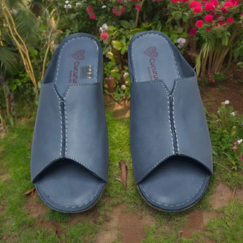 zueco_pinkie_confort__azu_2.webp Calzaro Sandalias | Zueco Pinkie Confort 24050 Azul