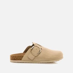 Calzaro Zuecos | Sandalias Bios | Zueco Plano Bios 59551 Linit Beige Arena
