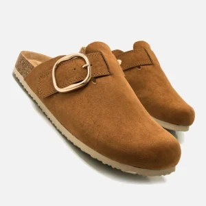 Calzaro Zuecos | Sandalias Bios | Zueco Plano Bios 59551 Linit Marrón